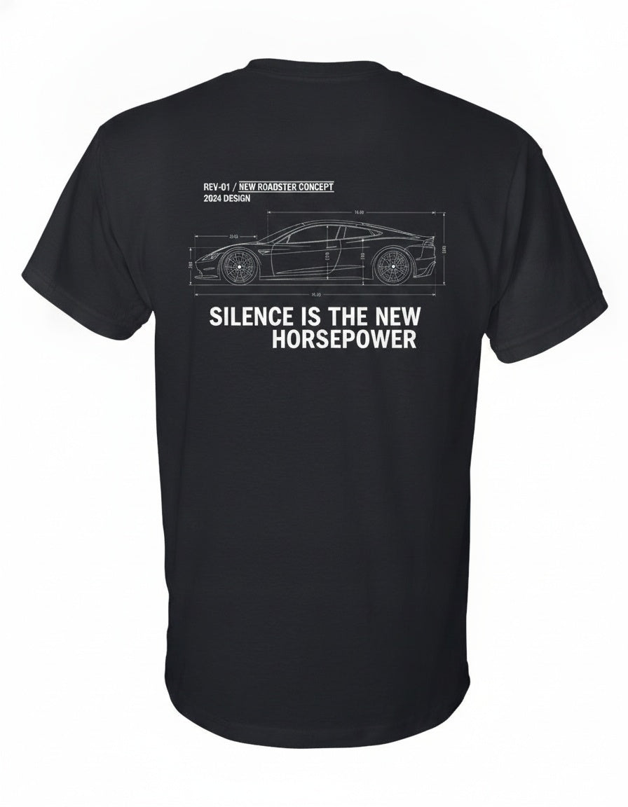 Tesla Roadster Midnight Run T-Shirt