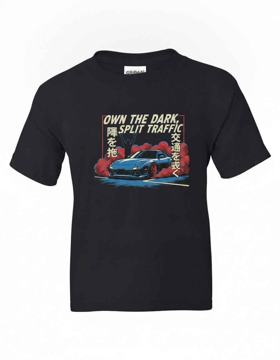 Widebody RX-7 Nightshade Kids T-Shirt