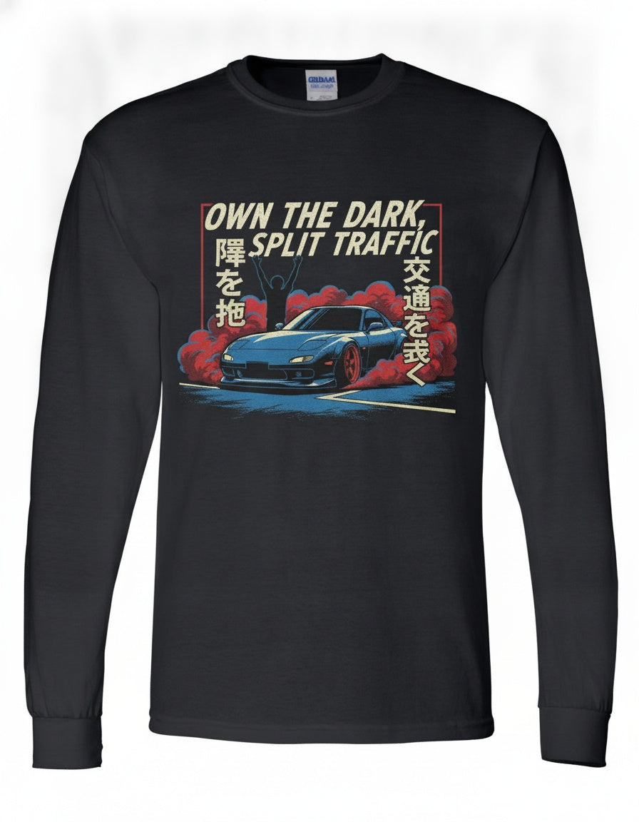 Widebody RX-7 Nightshade Long Sleeve T-Shirt
