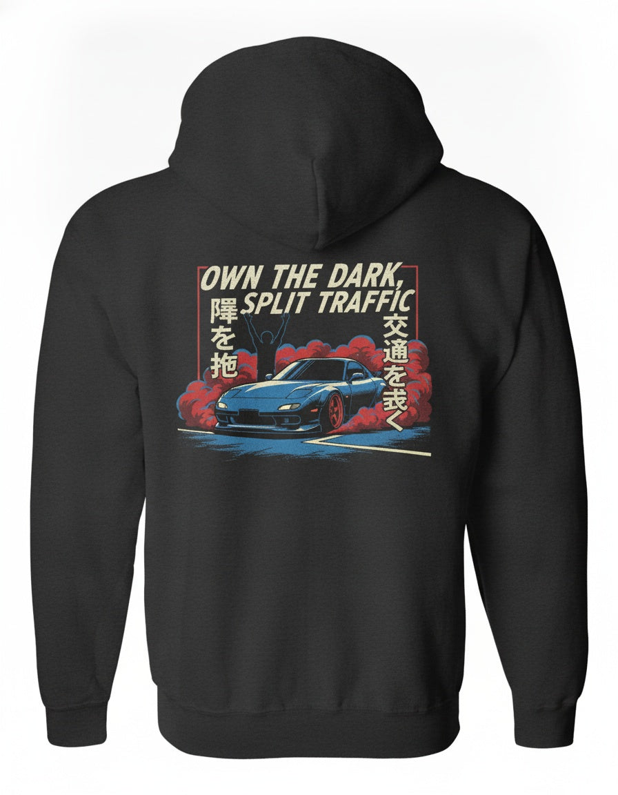 Widebody RX-7 Nightshade Zip Hoodie