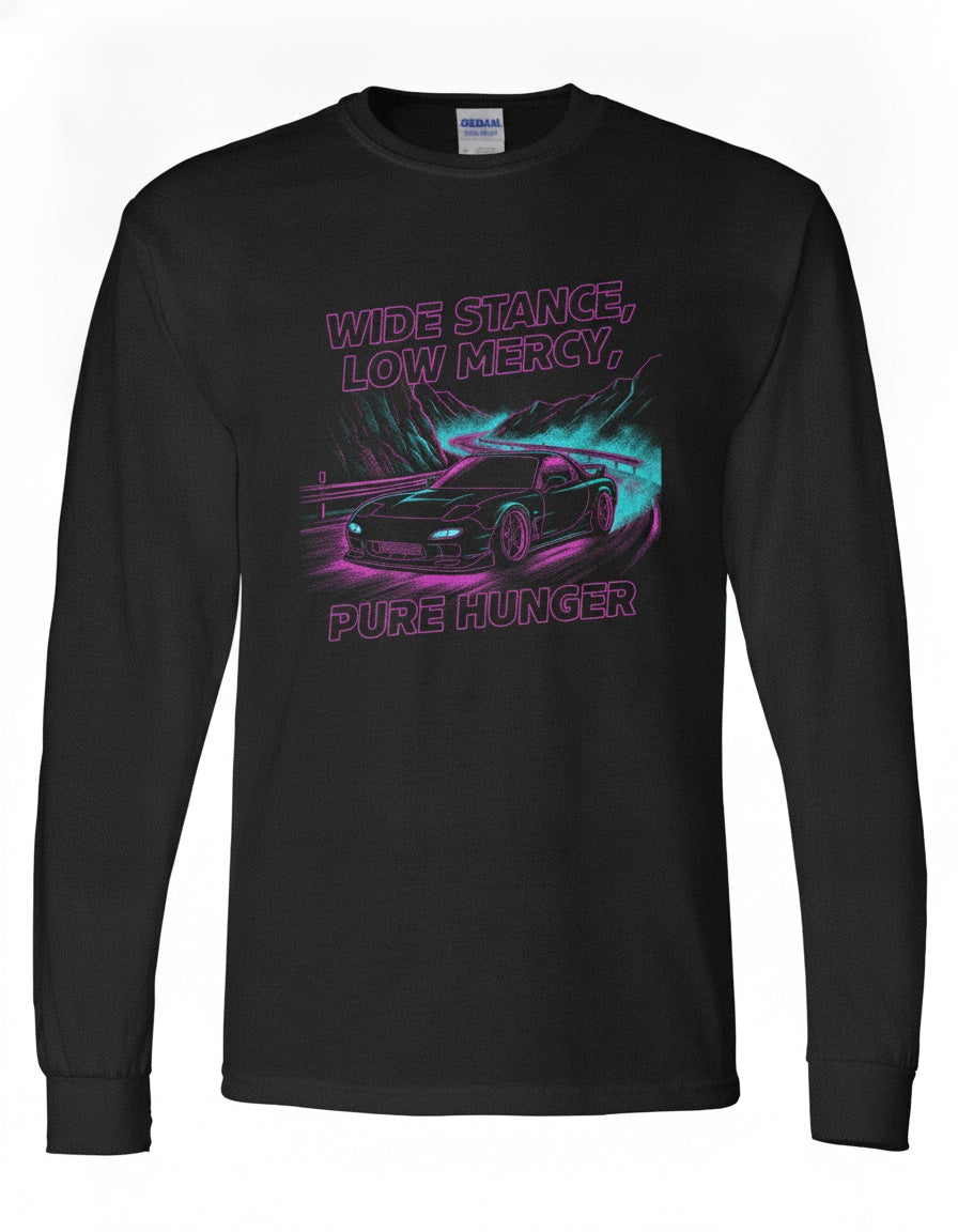 Widebody RX-7 Nightform Long Sleeve T-Shirt