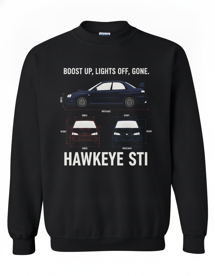 Hawkeye STI Nightshift Crewneck Sweatshirt