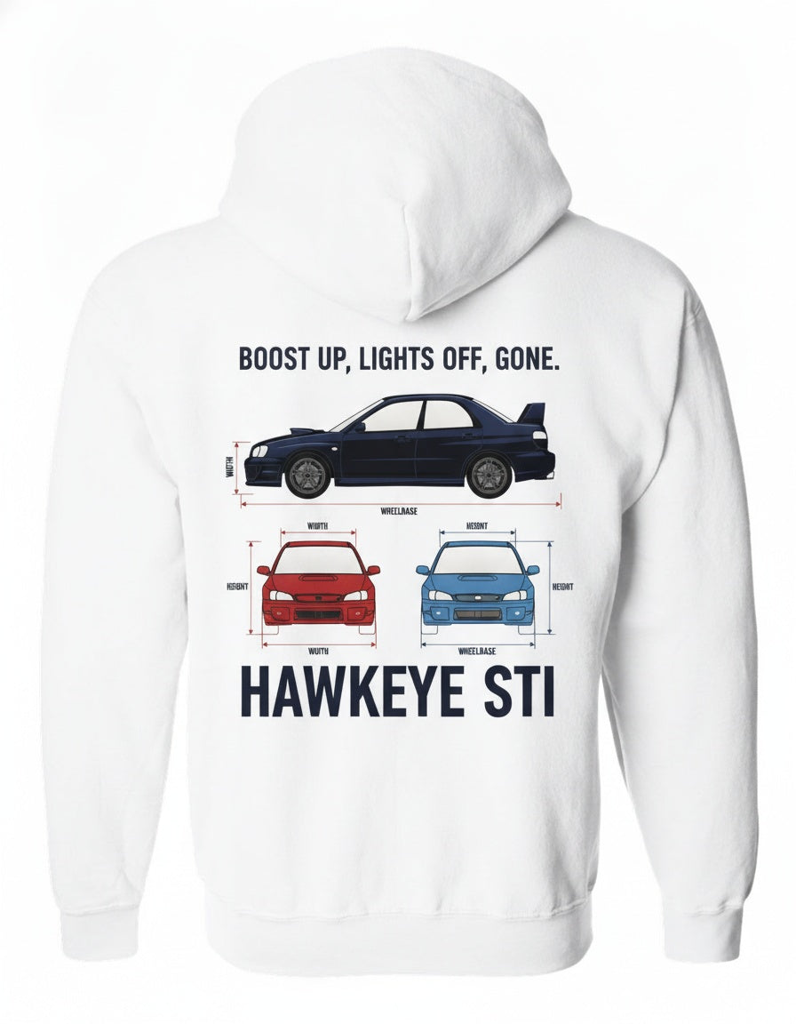 Hawkeye STI Nightshift Zip Hoodie