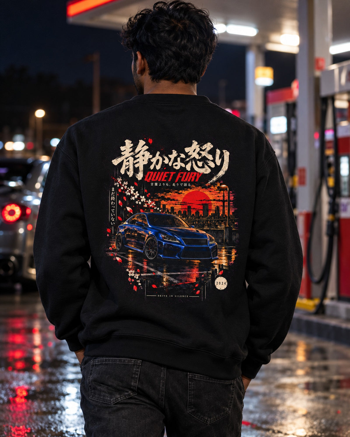 Lexus IS F Quiet Fury Shirt, Hoodie & More Crewneck Black worn hero