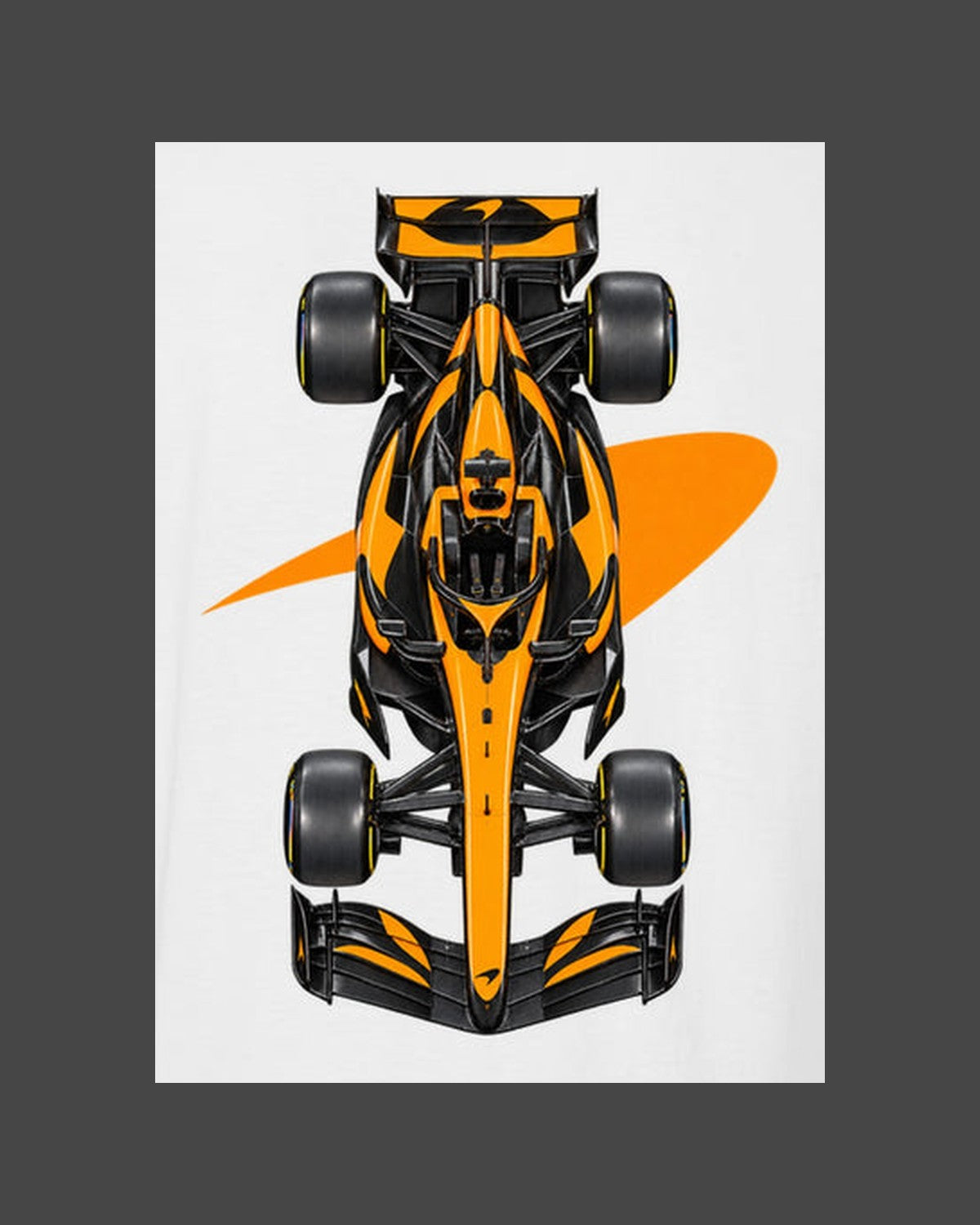 Mclaren MCL40 2026 F1 Overhead Poster Shirt, Formula 1 Tee, Design 30 design only