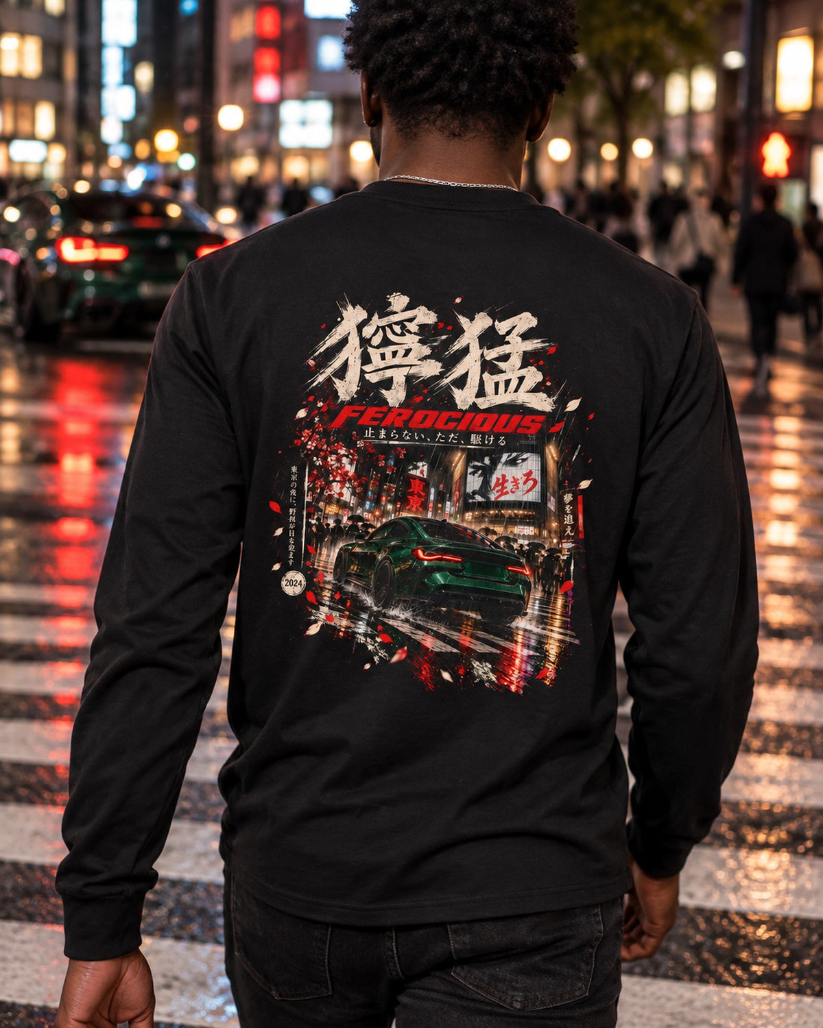 BMW M4 G82 Ferocious Shirt, Hoodie & More Long Sleeve Black worn hero