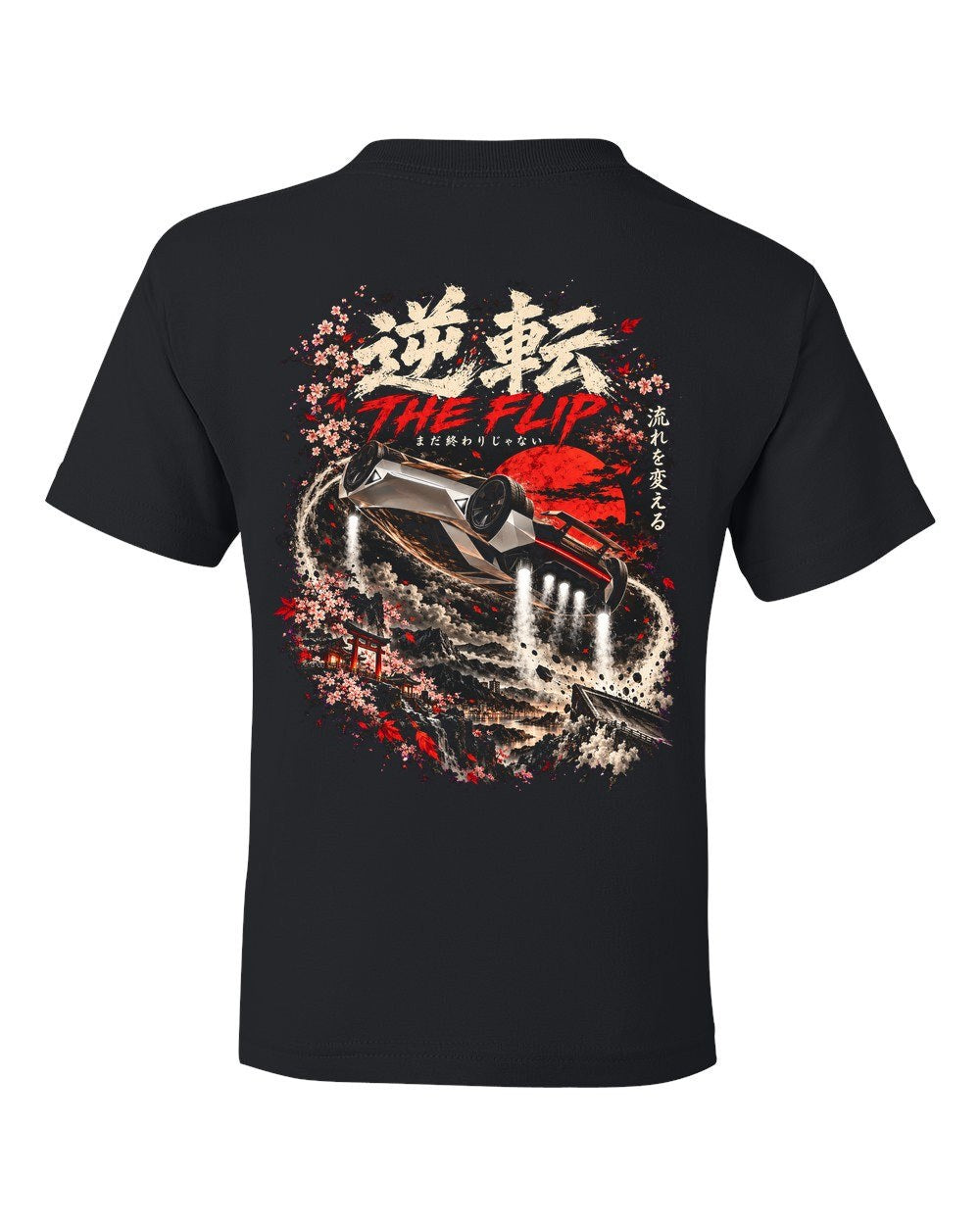 Tesla Roadster 2026 The Flip Kids Tee Black back