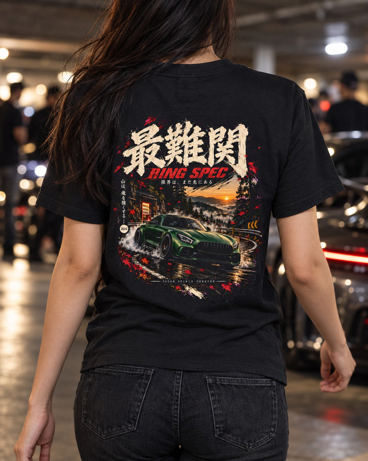 Mercedes-AMG GT R Ring Spec Shirt, Hoodie & More T-Shirt Black worn hero