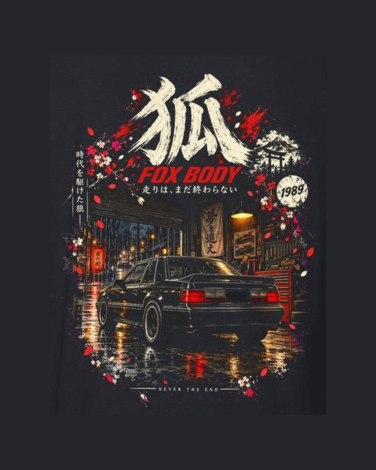 Ford Mustang Fox Body Night Run Shirt, Hoodie & More design only