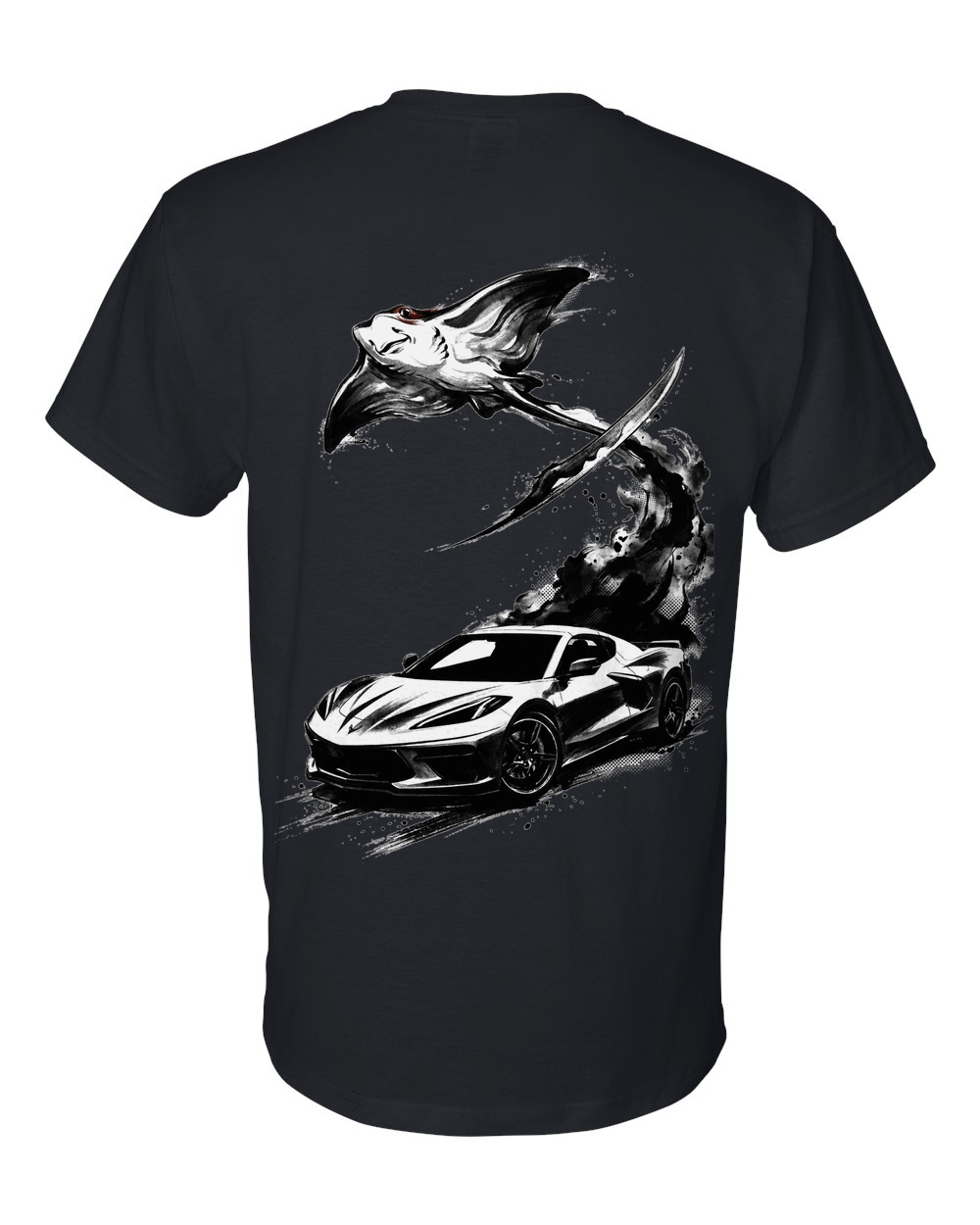 Stingray Blade T-Shirt Black back