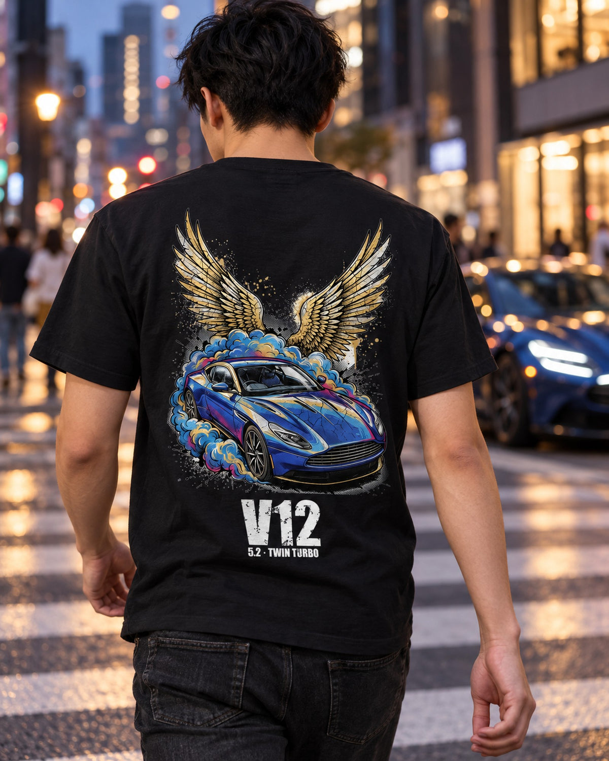 Aston Martin DB11 Wings T-Shirt worn hero