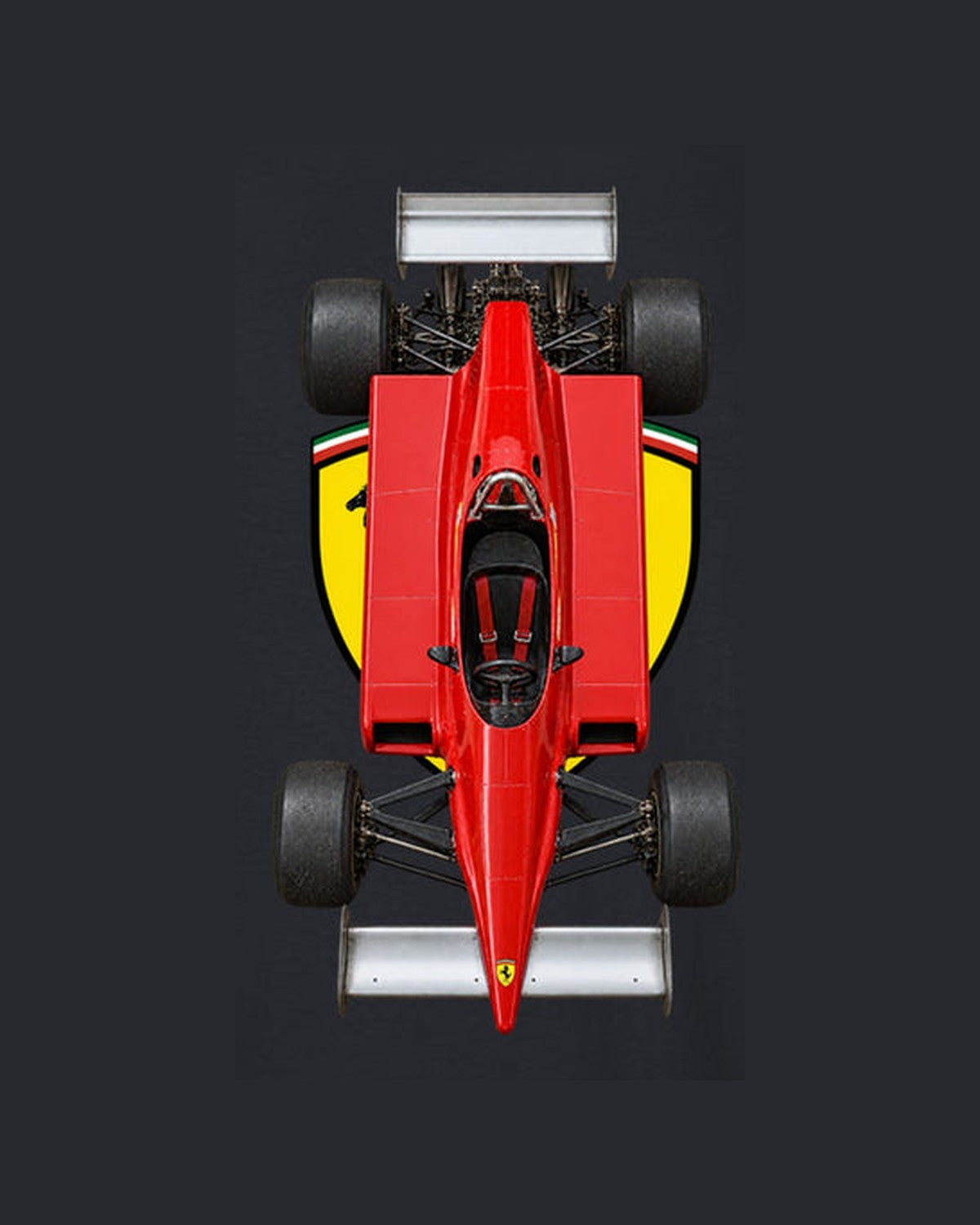 Ferrari 126 C2 1982 Classic F1 Overhead Poster Shirt, Formula 1 Tee design only