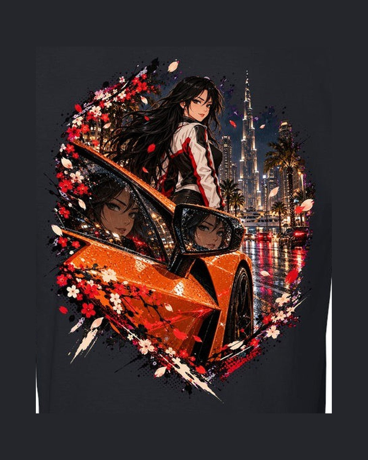 Lamborghini Revuelto Anime Girl Shirt, Hoodie & More design only