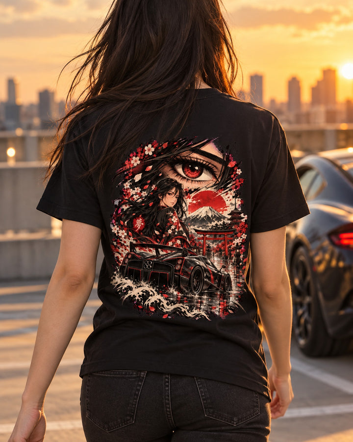 Pagani Zonda Anime Girl Shirt, Hoodie & More T-Shirt Black worn hero