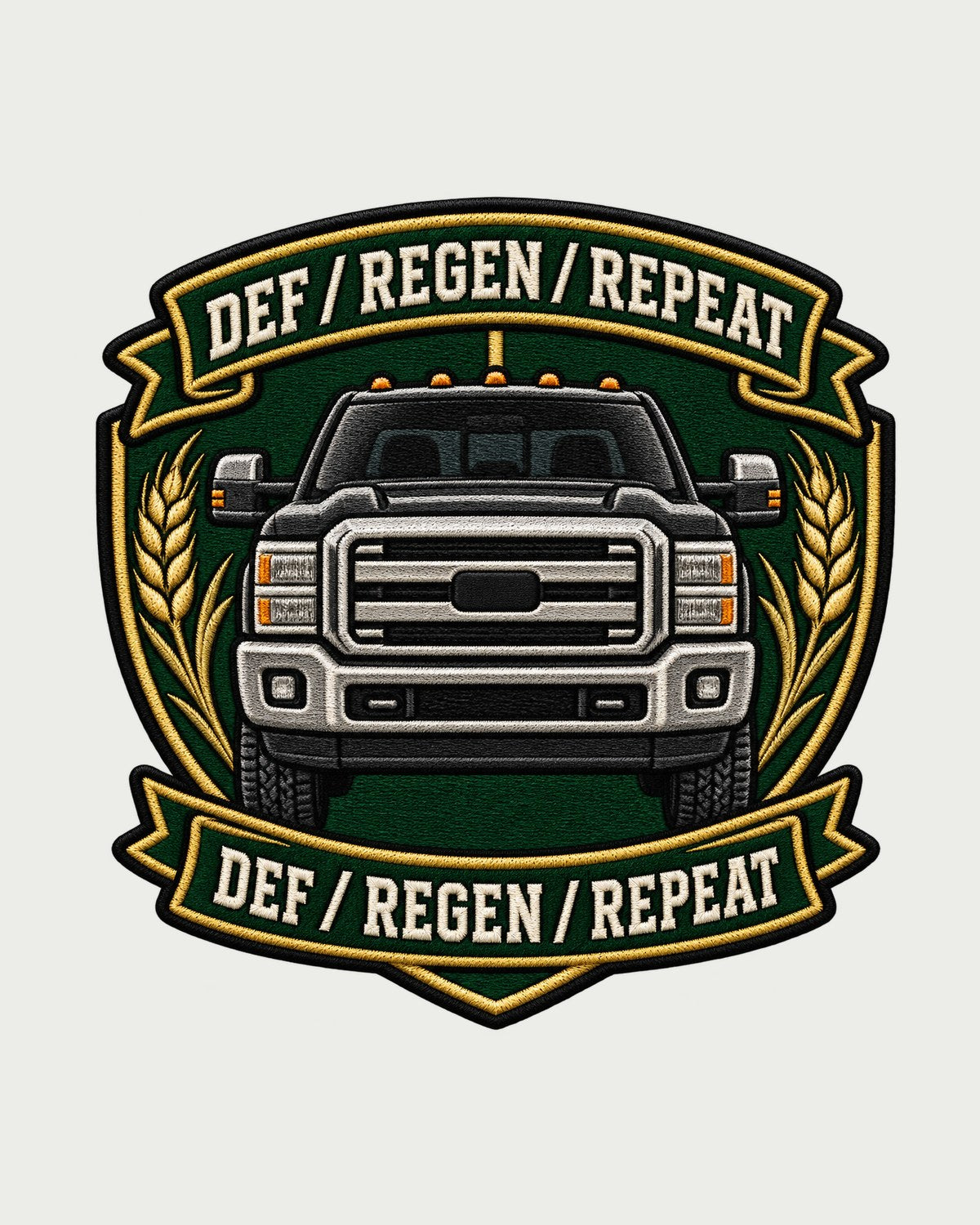 Ram 2500 6.7 Cummins DEF Regen Repeat Crest Shirt, Fourth Gen design only