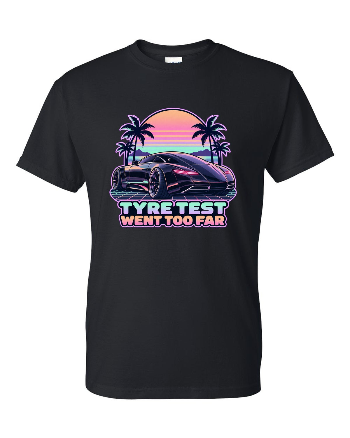 Isometric exploded V12 engine diagram for the Maybach 57 S W240 on a shirt back black t-shirt front view with the design