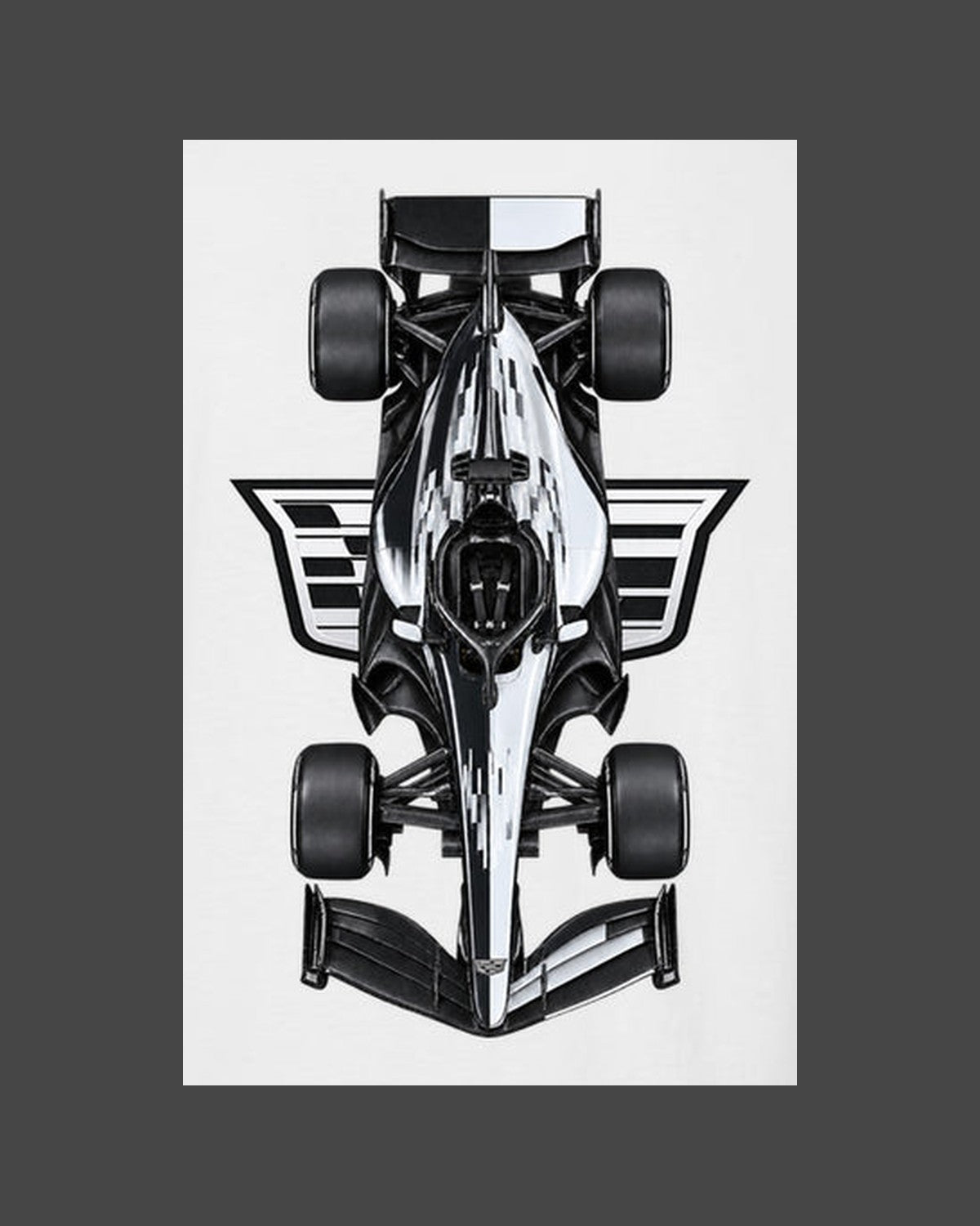Cadillac MAC-26 2026 F1 Overhead Poster Shirt, Formula 1 Tee, Design 29 design only