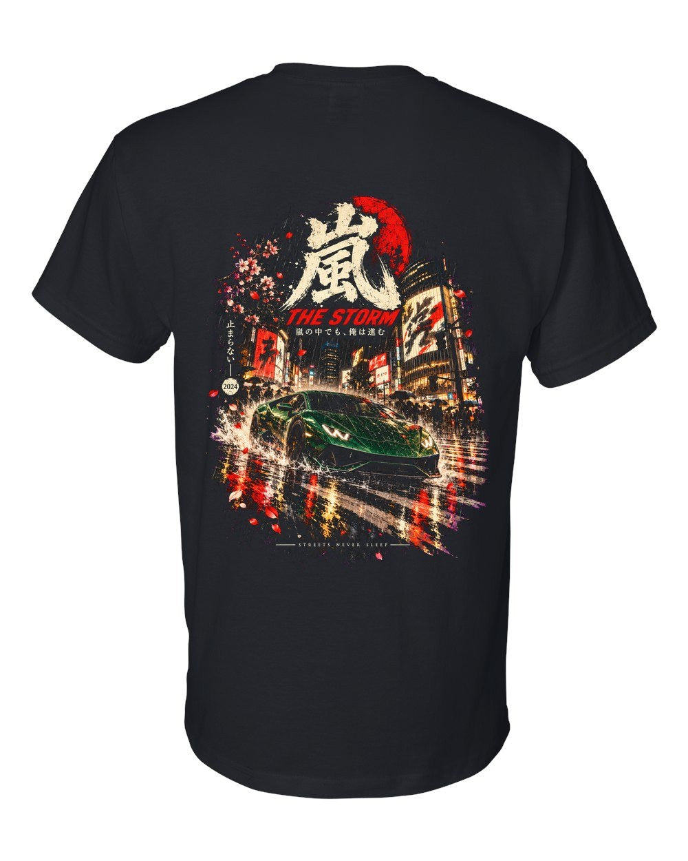 Lamborghini Huracán T-Shirt Black back