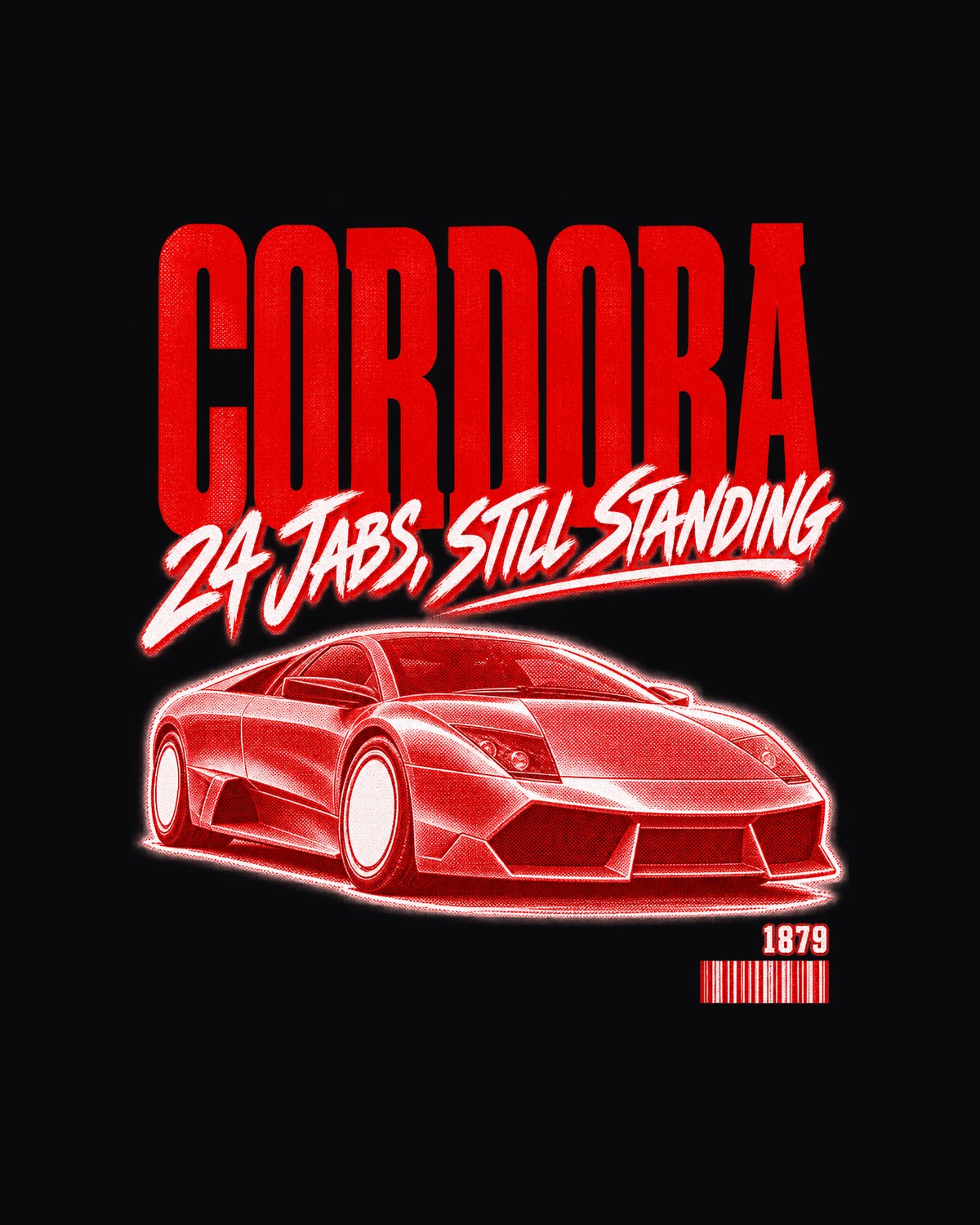 Murcielago LP640 Cordoba Street Poster Shirt, Lamborghini Tee design only