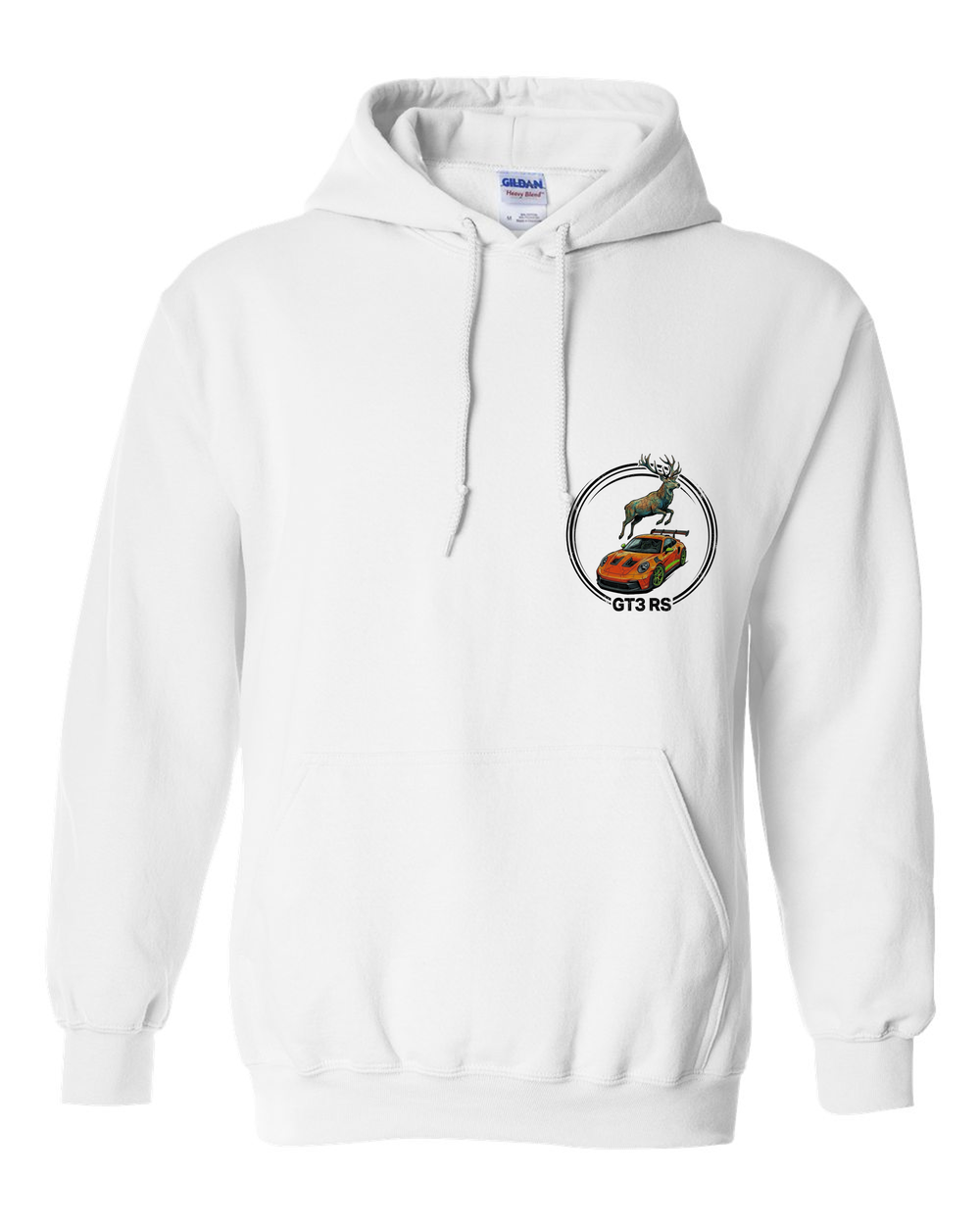 Pull Over Hoodie White front