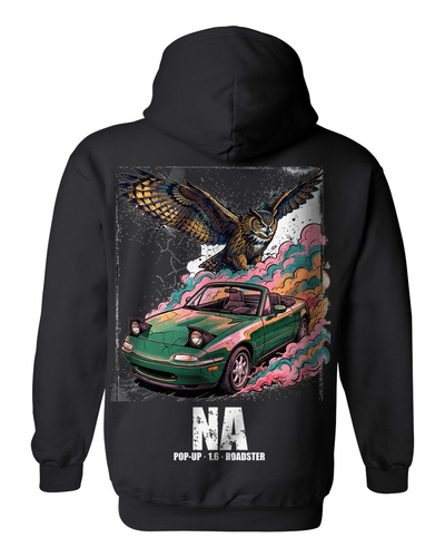 Mazda MX-5 Miata Owl Pull Over Hoodie & Zip Hoodie