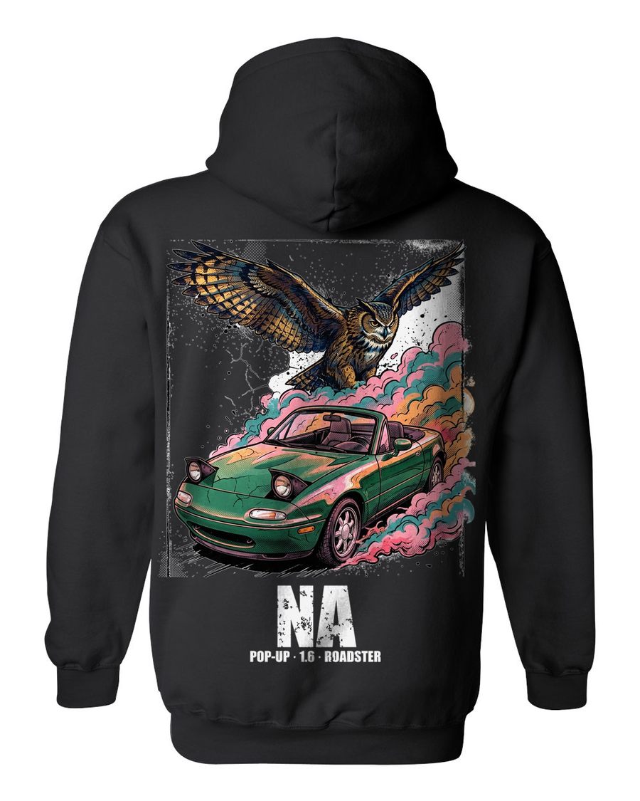 Pull Over Hoodie Black back
