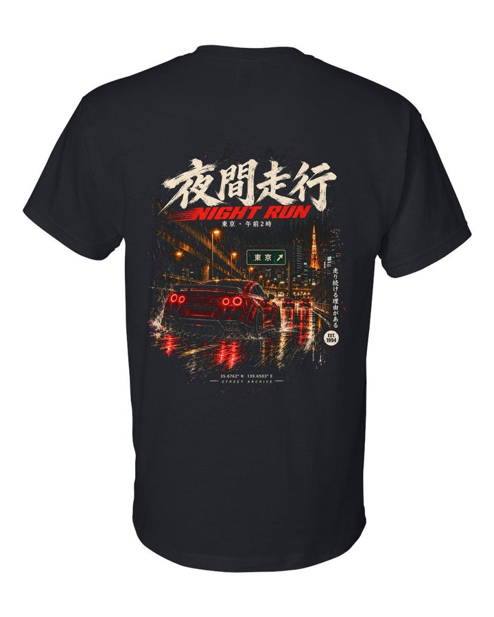 Nissan GT-R R35 T-Shirt Black back