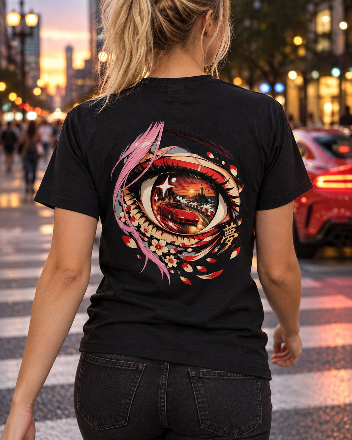 Toyota MR2 SW20 Anime Girl Shirt, Hoodie & More T-Shirt Black worn hero