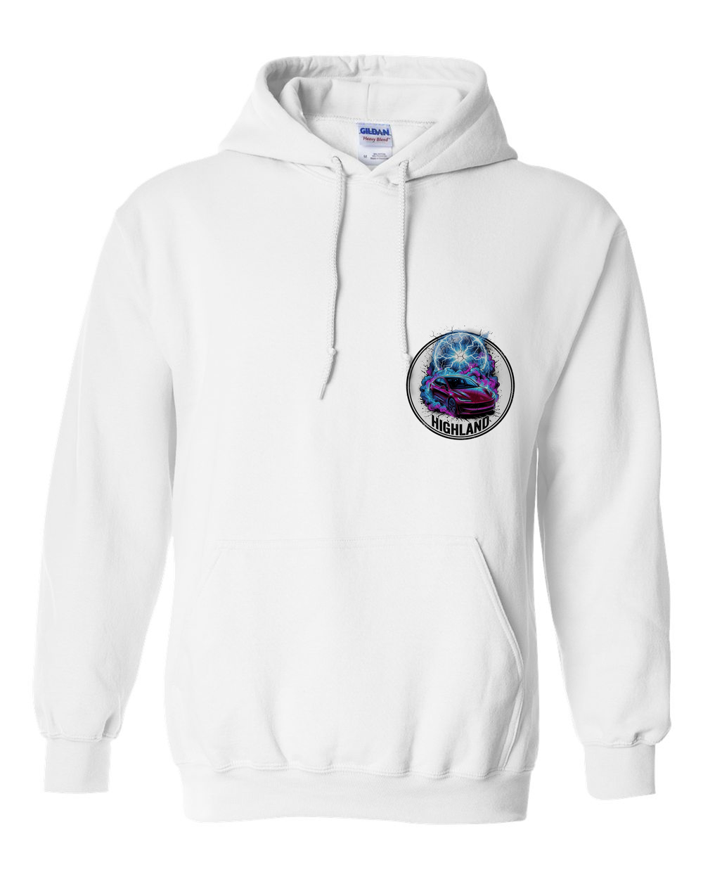 Pull Over Hoodie White front
