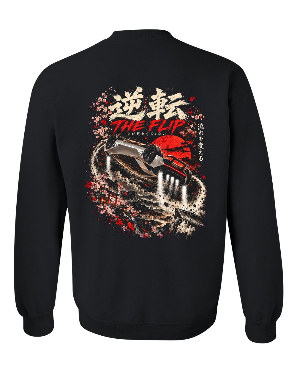 Tesla Roadster 2026 The Flip Crewneck Black back