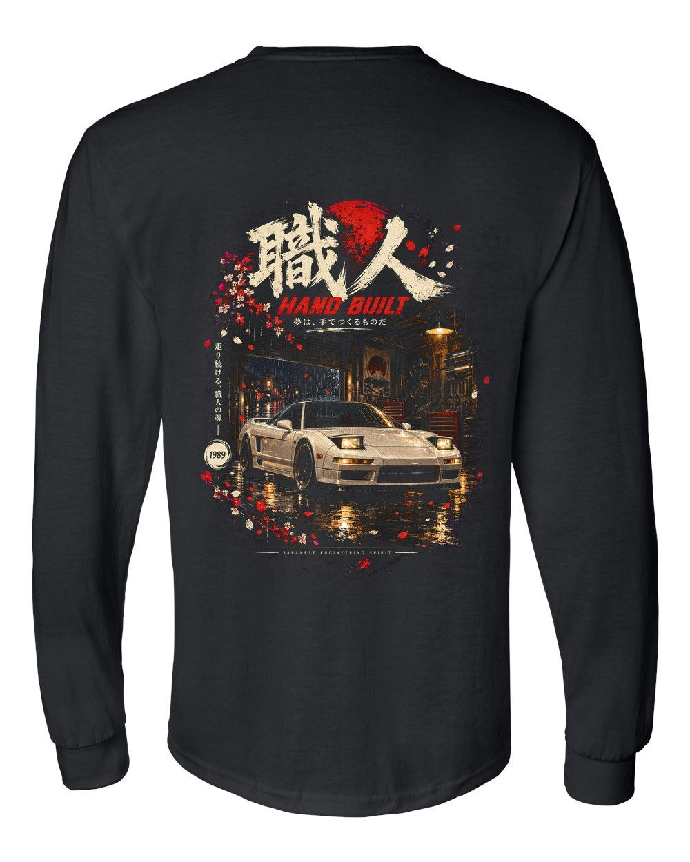 Honda NSX NA1 Long Sleeve Black back