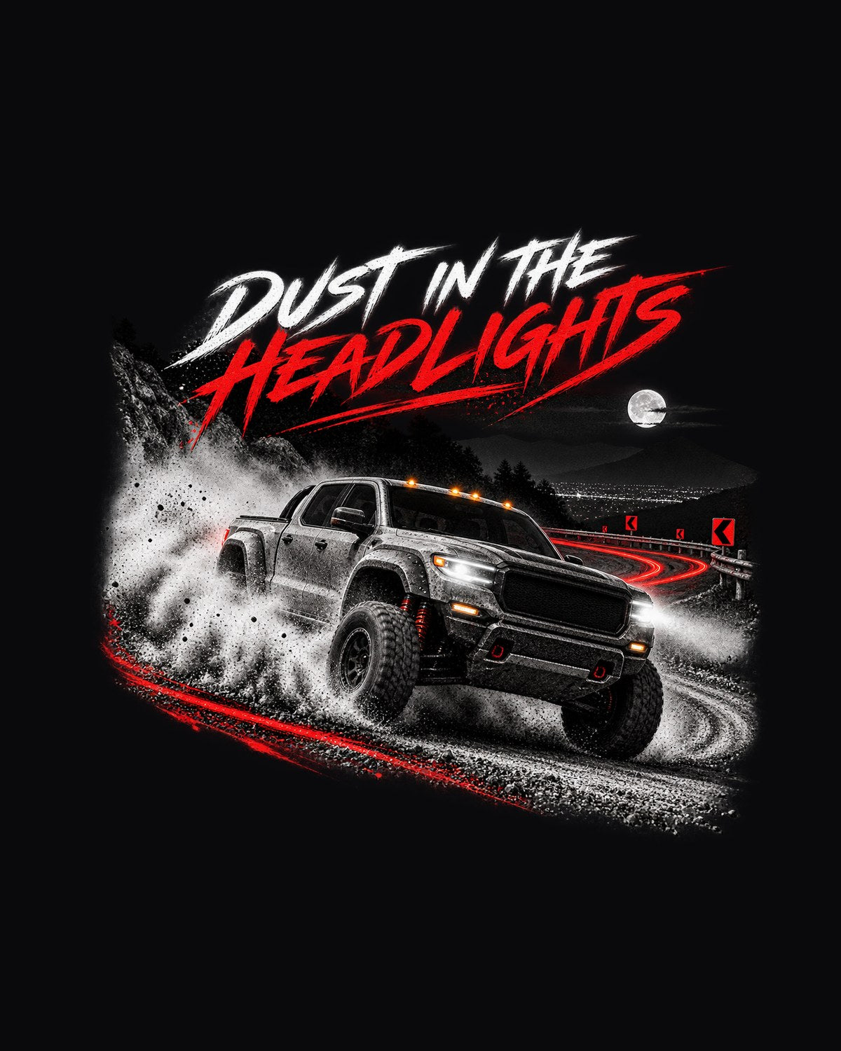 2024 Ford Ranger Raptor P703 Redback Dust Night Shirt design only