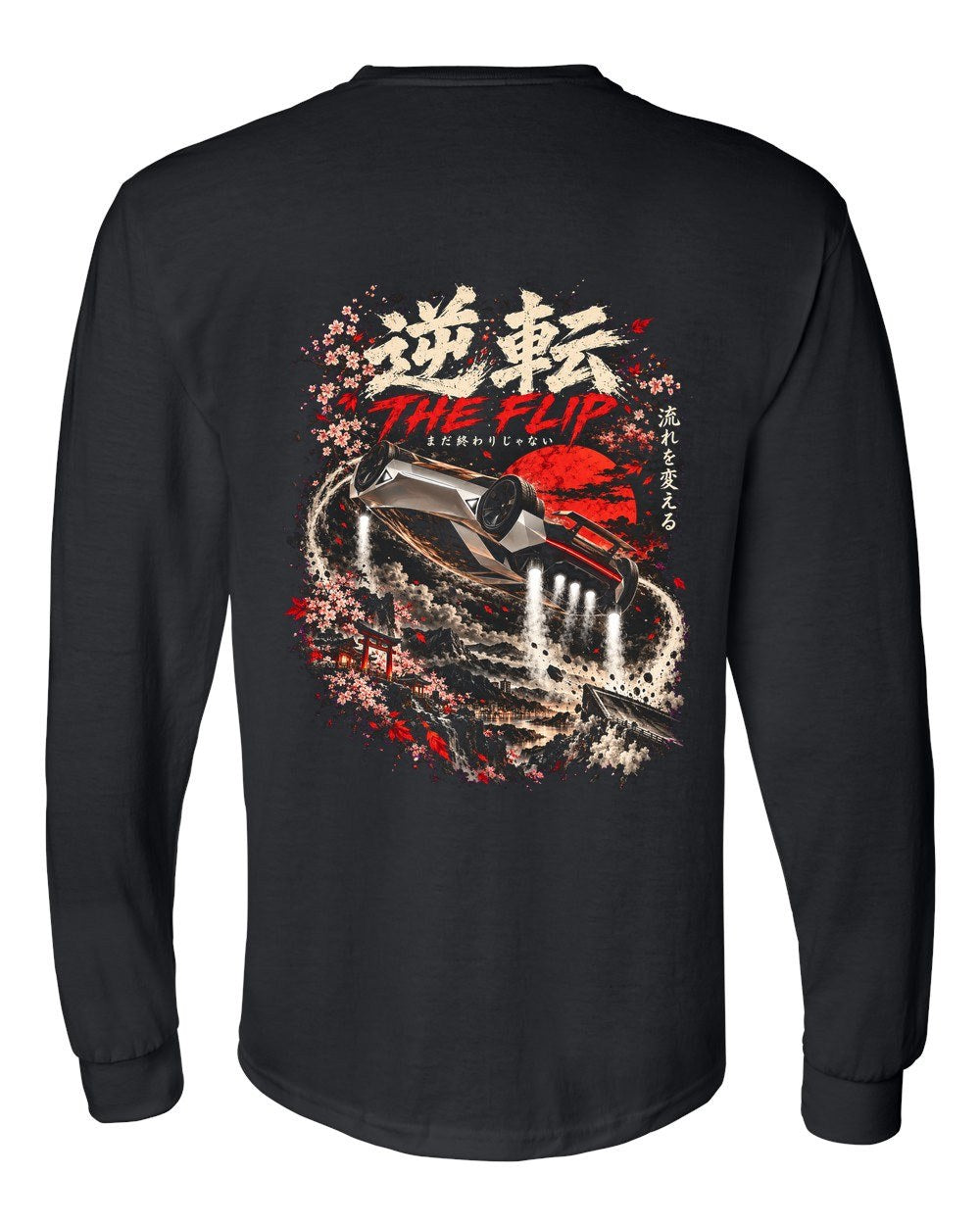 Tesla Roadster 2026 The Flip Long Sleeve Black back