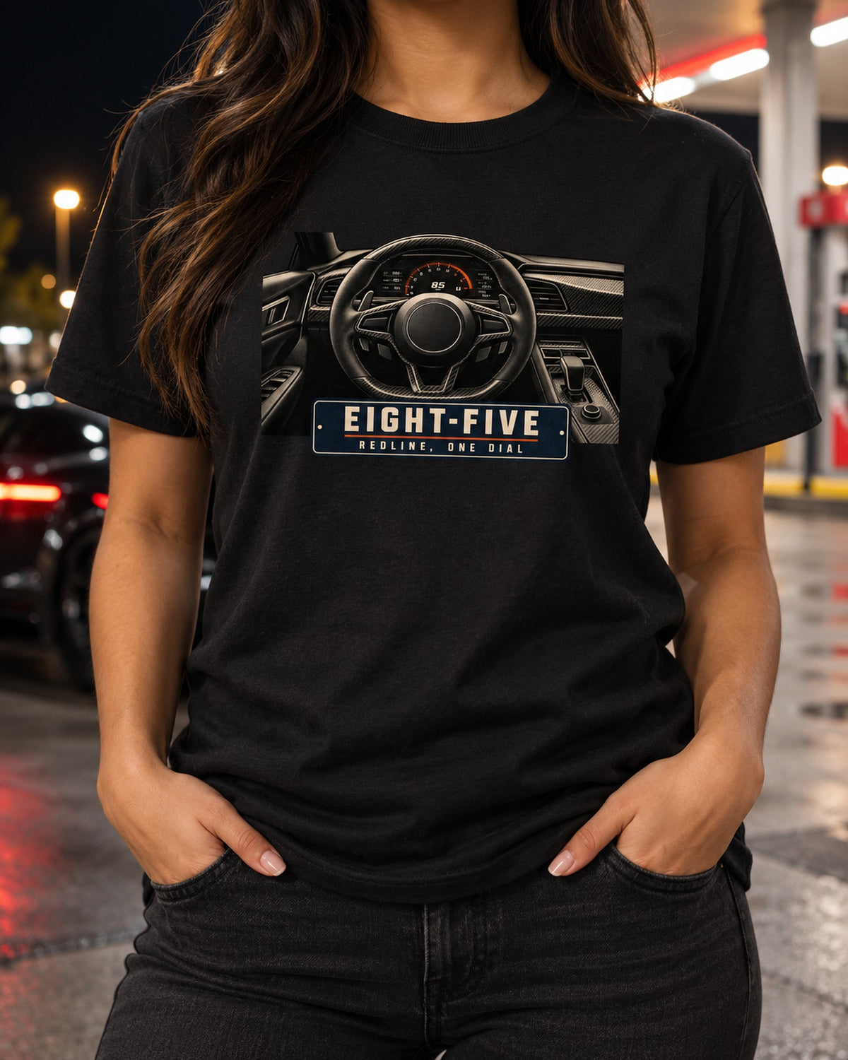 Koenigsegg Jesko Cockpit Gauge Shirt, Carbon Tub Dash Car Tee T-Shirt Black worn hero