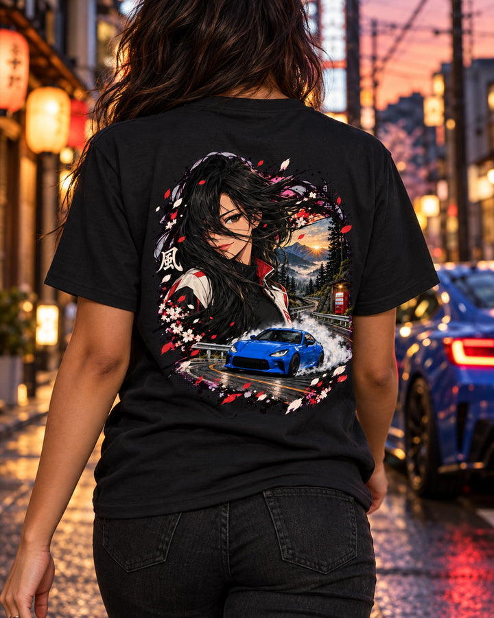 Toyota GR86 Anime Girl Shirt, Hoodie & More T-Shirt Black worn hero