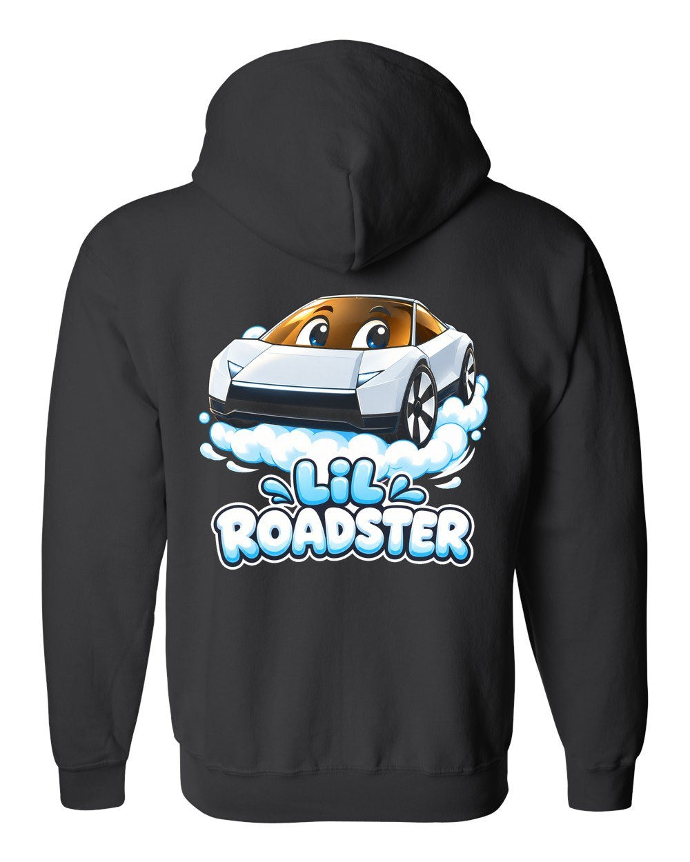 Lil Roadster Zip Hoodie Black back