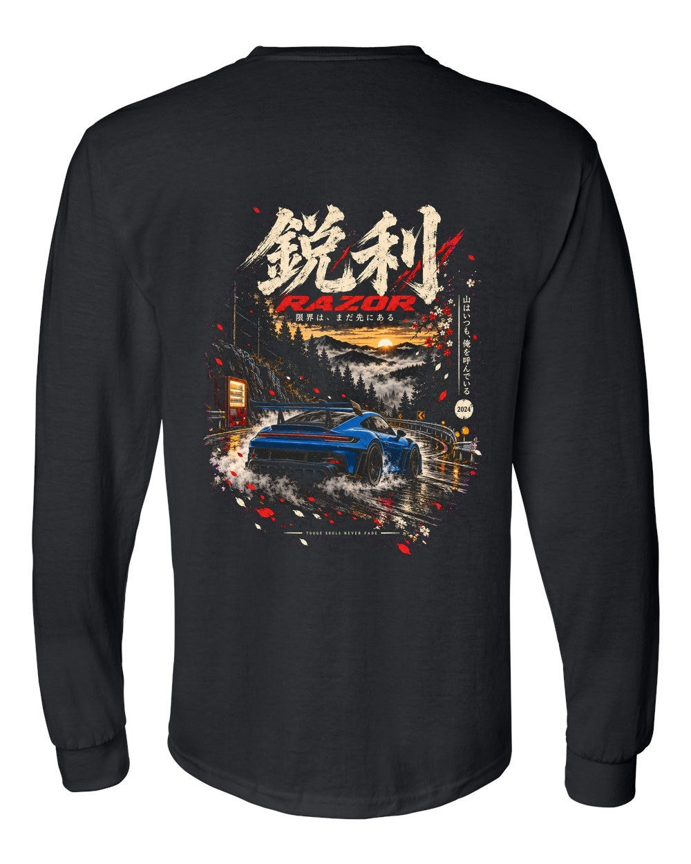 Porsche 911 GT3 RS 992 Long Sleeve Black back