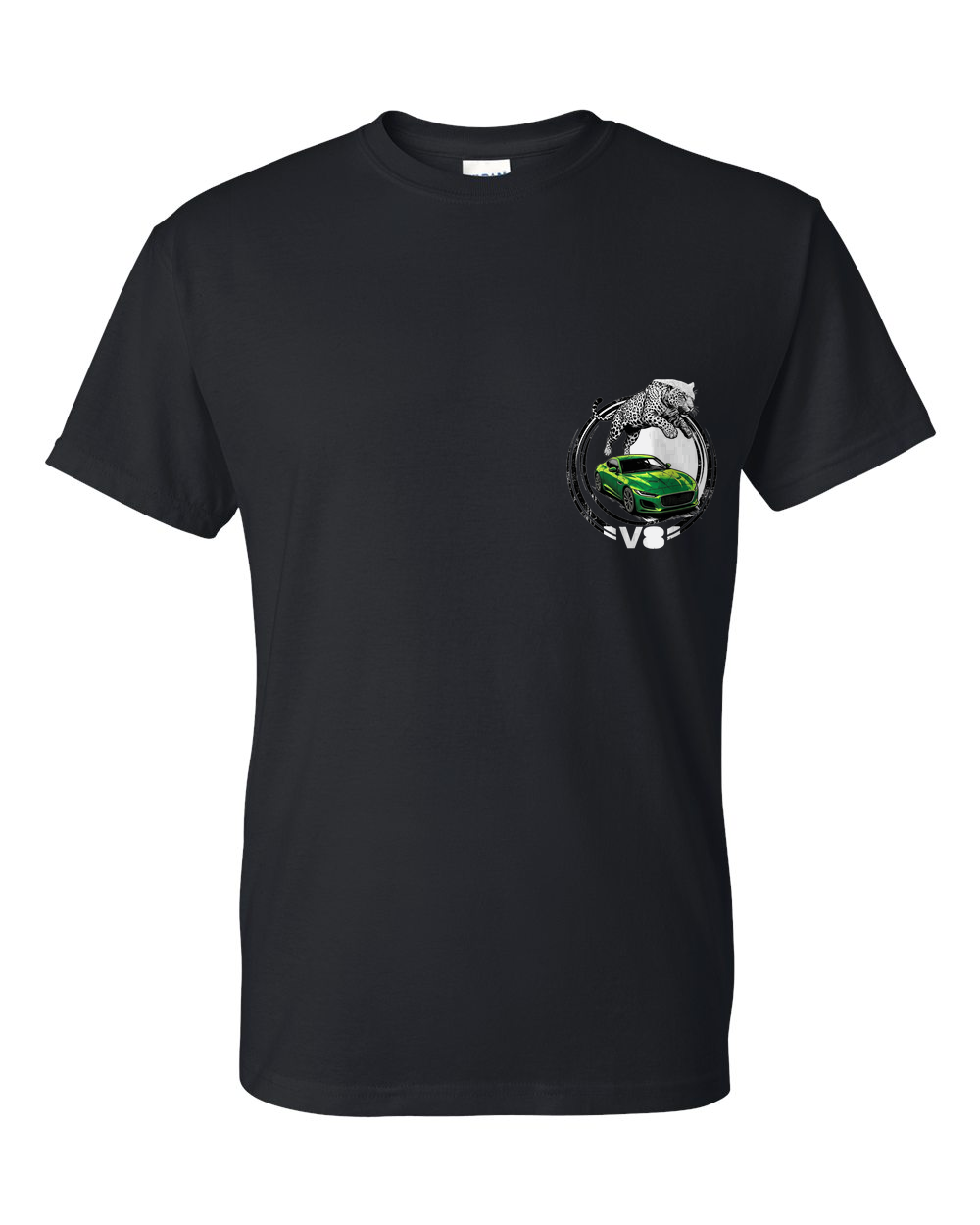 Jaguar F-Type Leaper T-Shirt — Black front emblem