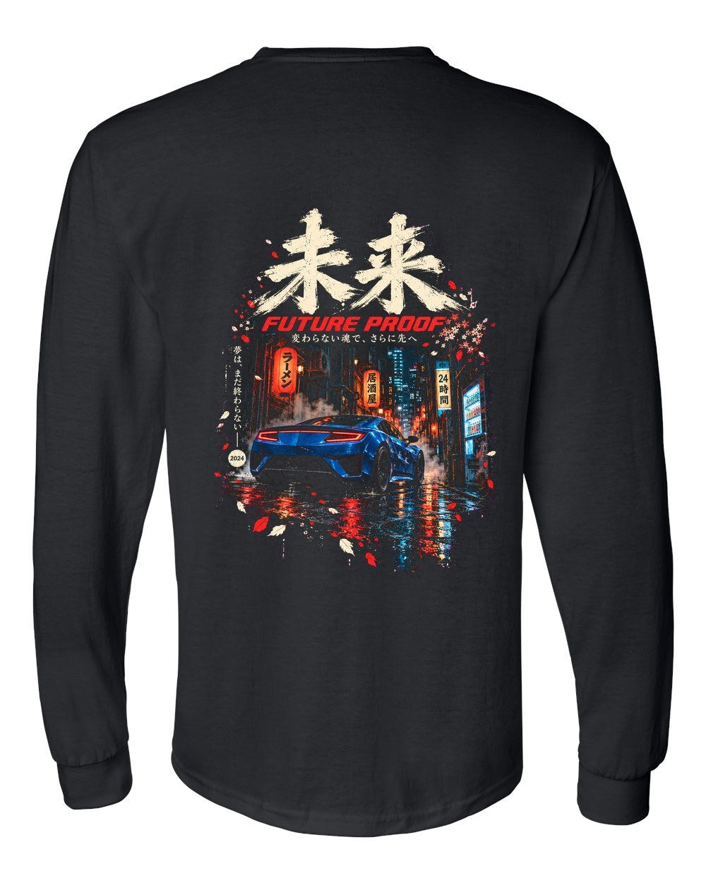 Acura NSX NC1 Long Sleeve Black back