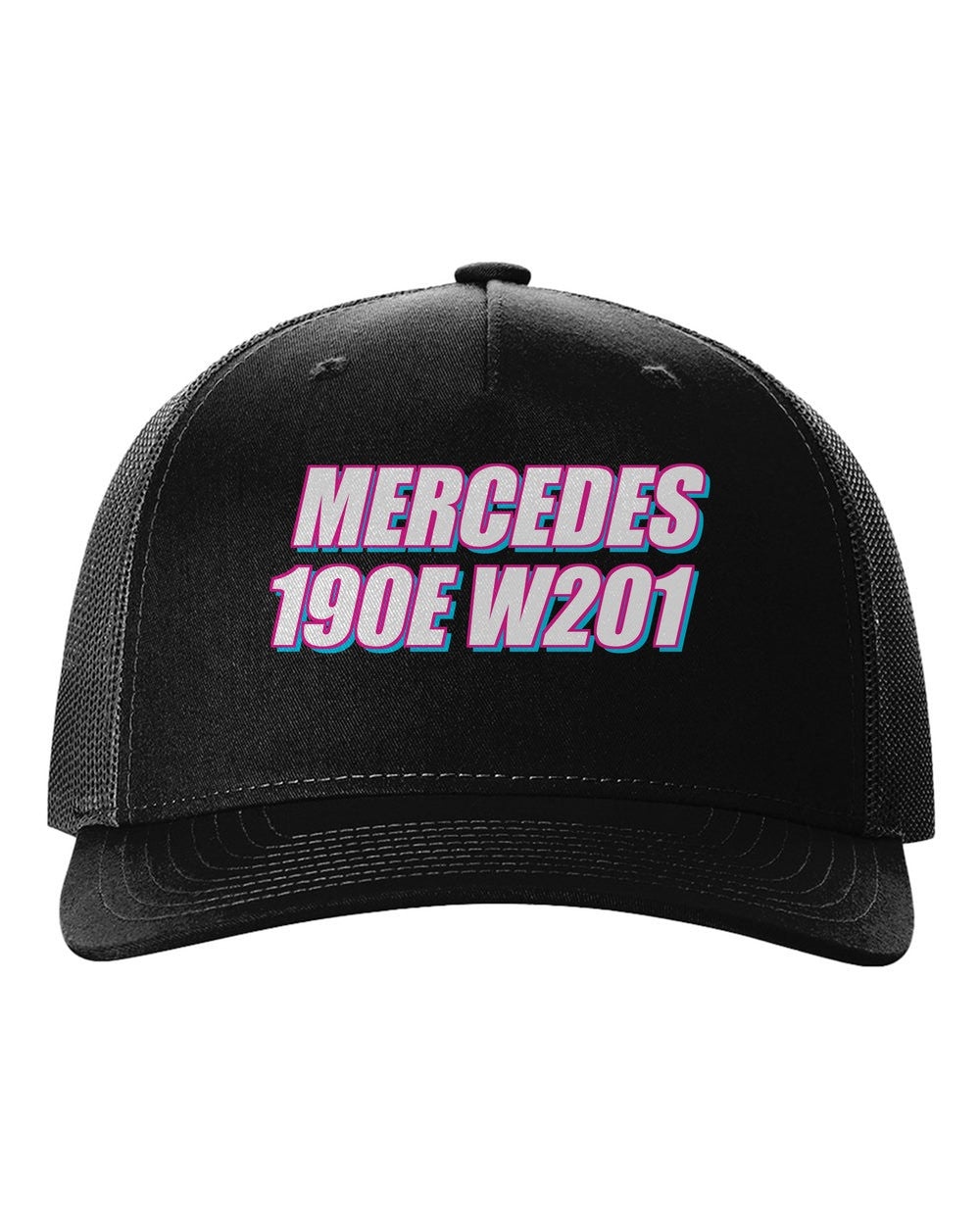 black hat front view with 車魂 mark