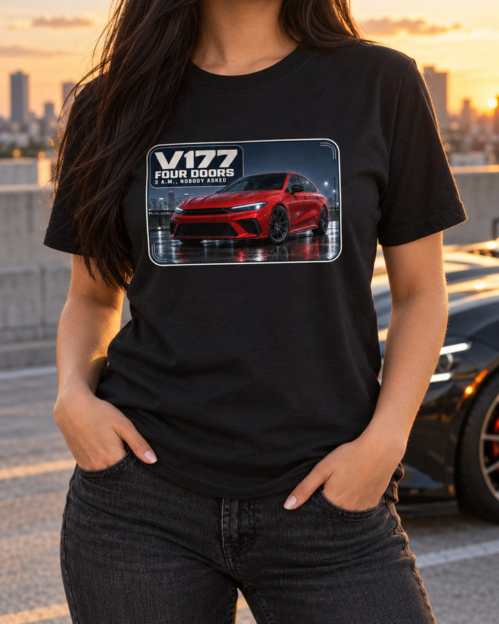 Mercedes-AMG A45 S V177 Sedan Night Street Shirt T-Shirt Black worn hero