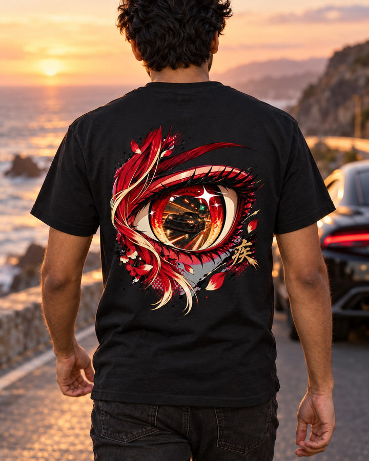 Chevrolet Camaro ZL1 1LE Anime Girl Shirt, Hoodie & More T-Shirt Black worn hero