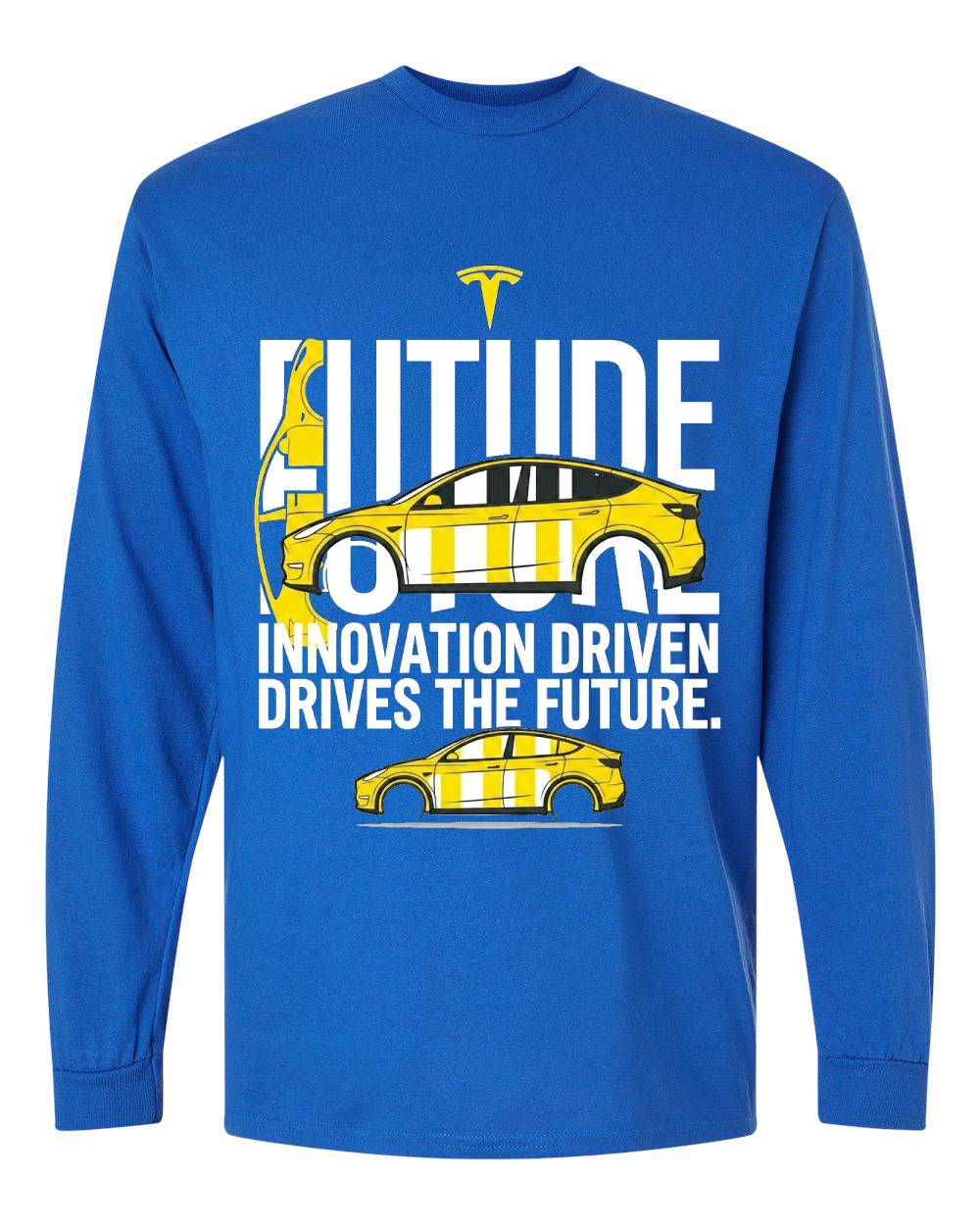 Future Tesla Long Sleeve T-Shirt