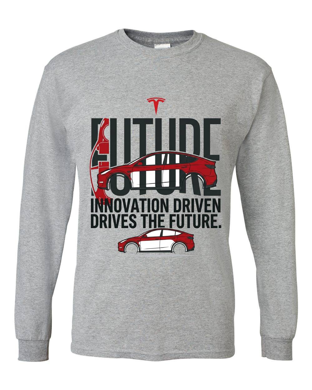 Future Tesla Long Sleeve T-Shirt