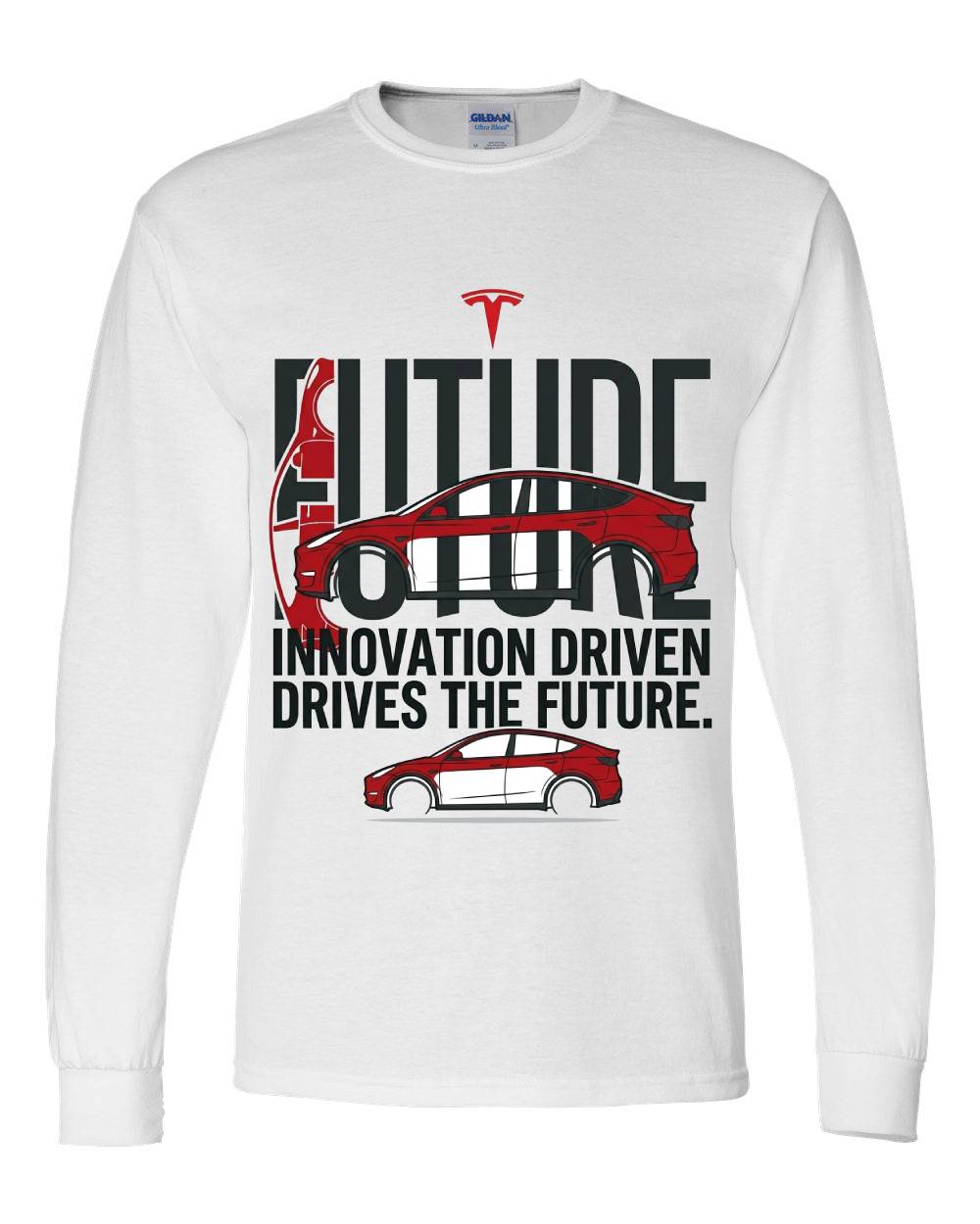 Future Tesla Long Sleeve T-Shirt