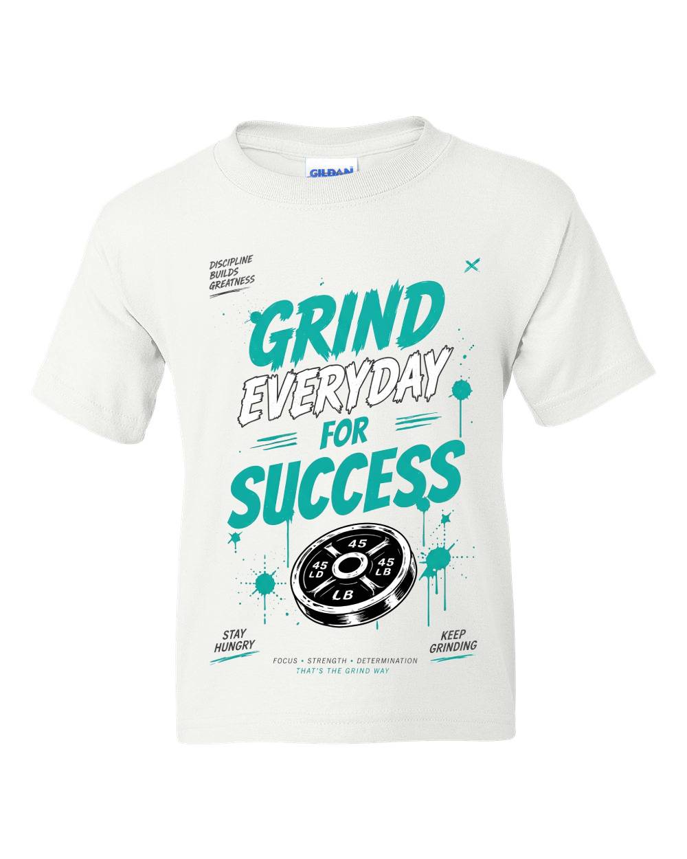 Grind Everyday For Success Kids T-Shirt