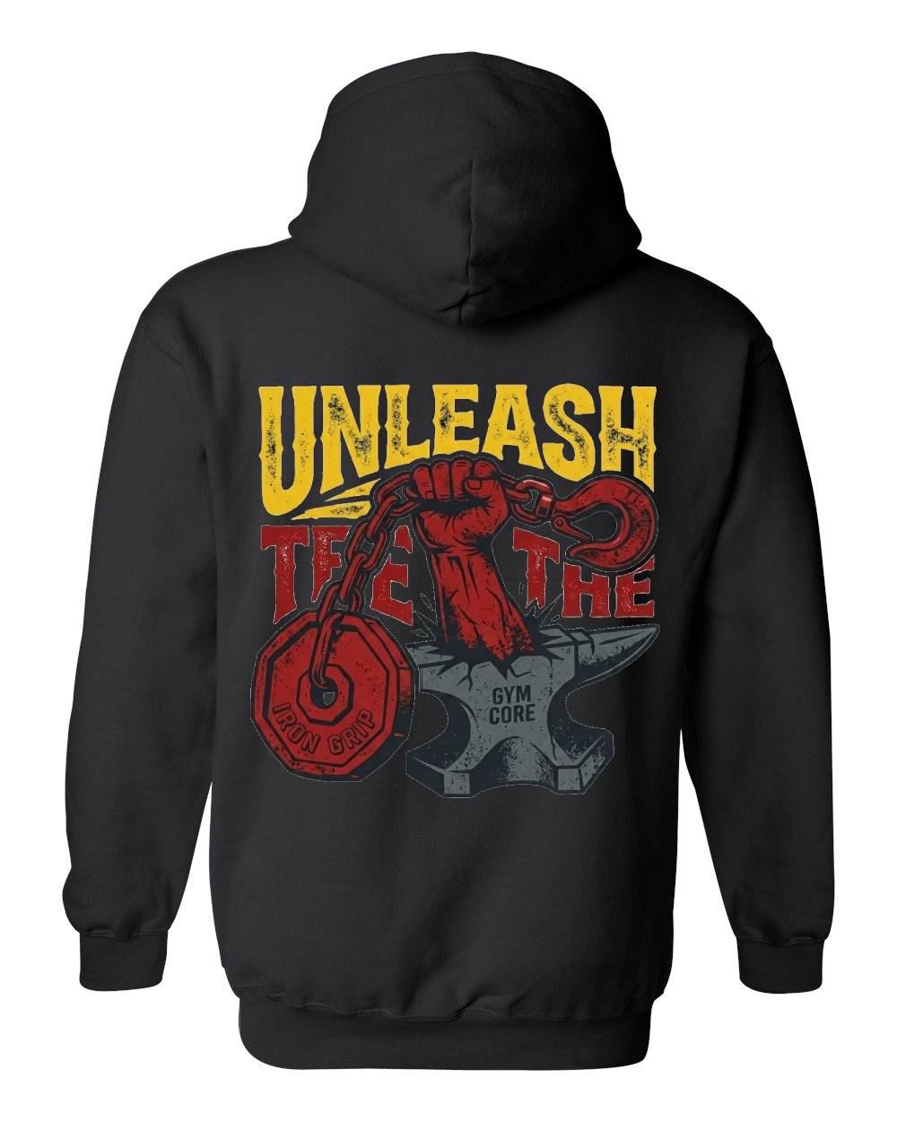 Unleash the Iron Grip Pullover Hoodie