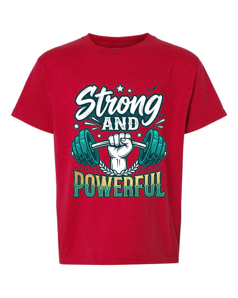 Strong and Powerful Kids T-Shirt