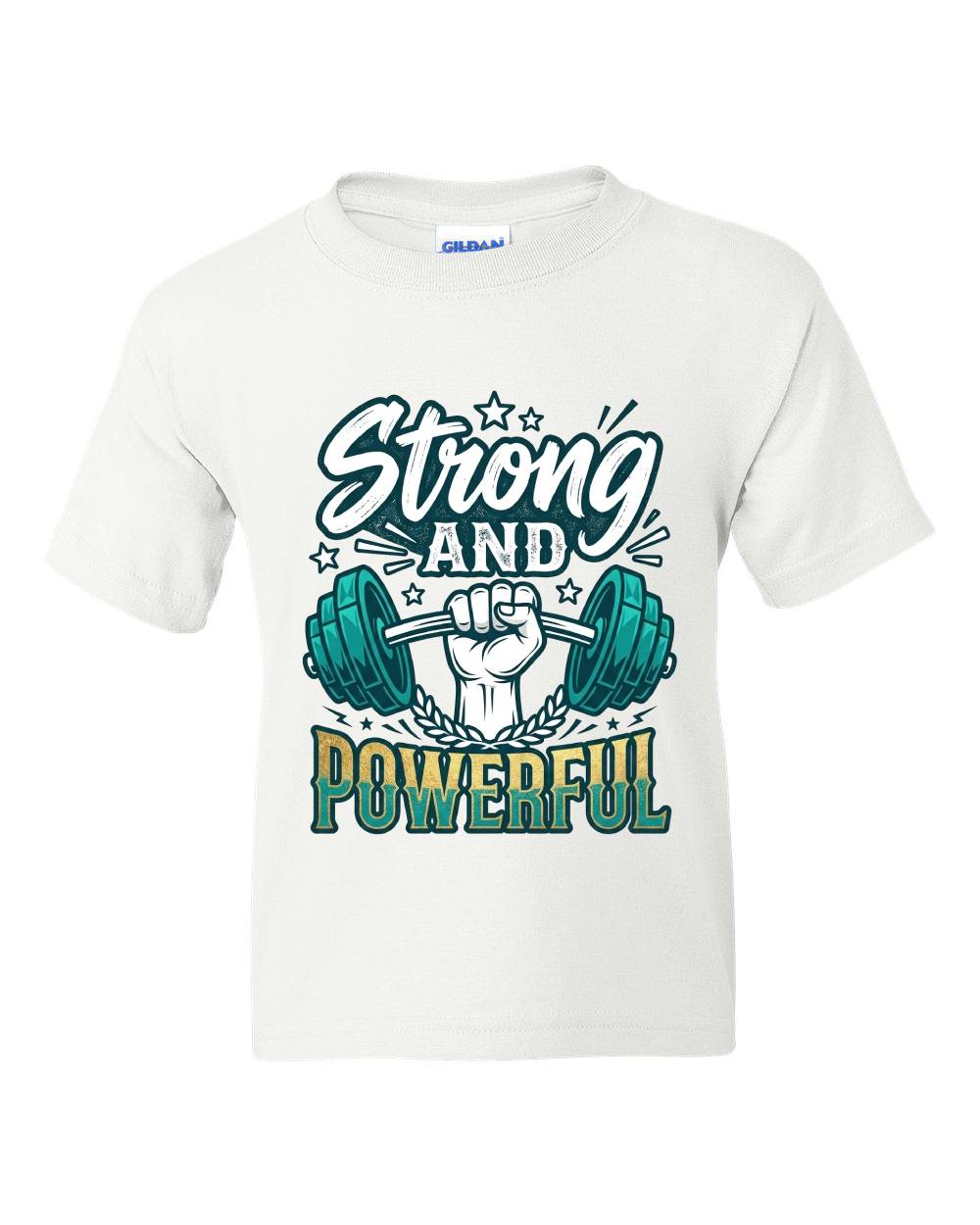 Strong and Powerful Kids T-Shirt