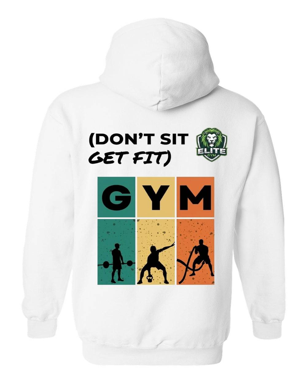 Don't Sit Get Fit Gym Zip Hoodie
